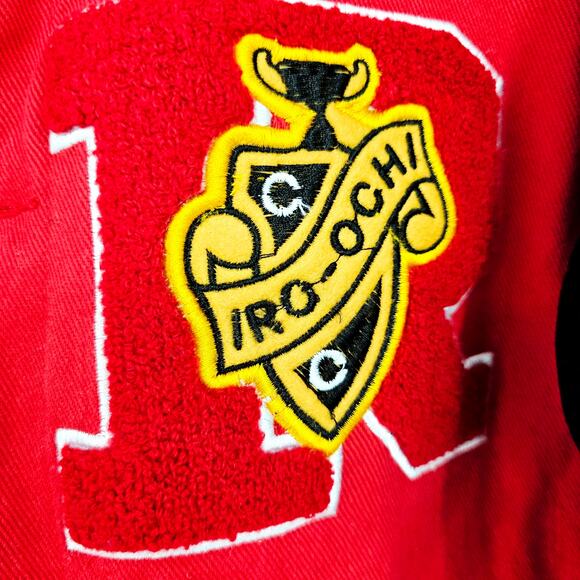 Iro Ochi 1990 Letterman Varsity Jacket Champions Cup Men's Size M 3649 - Picture 3 of 7